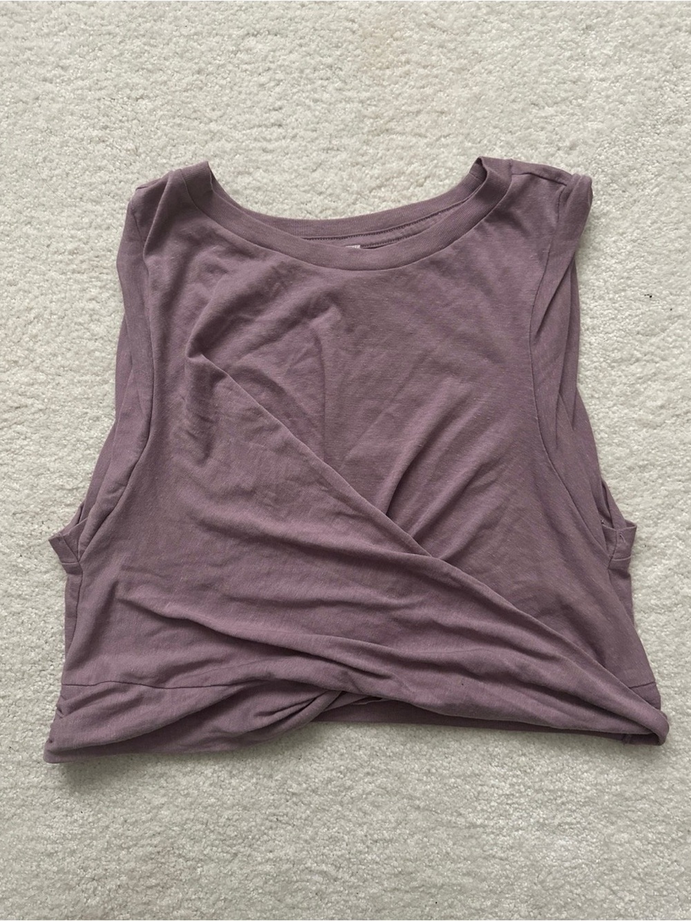 Free people Dusty purple twisted tank